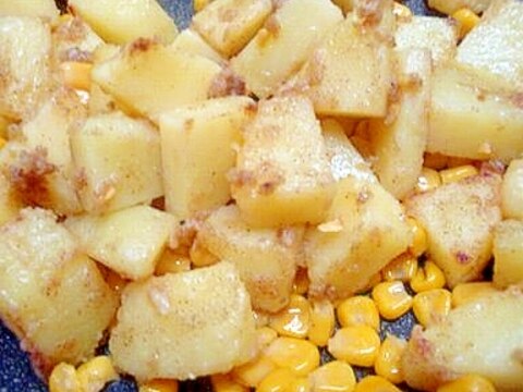 ジャガイモとコーンのツナ マヨ炒め レシピ 作り方 By ぴさきのマリちゃん 楽天レシピ